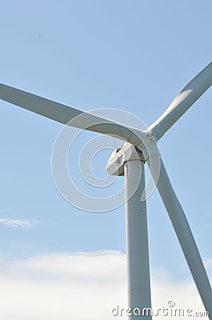 Windmill stopped in Peng Chau in Hong Kong Editorial Stock Photo