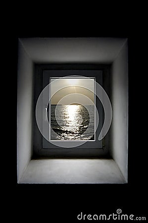 Window abstraction Stock Photo