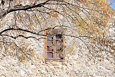 Window in the Alamo Stock Photo