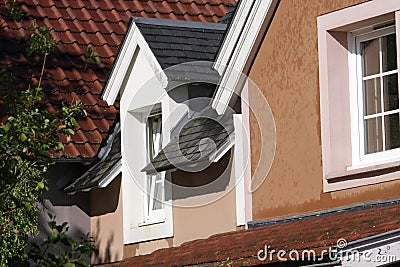 Window with double glazing Stock Photo