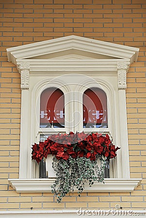 Window at Eurodisney, Paris, France Stock Photo