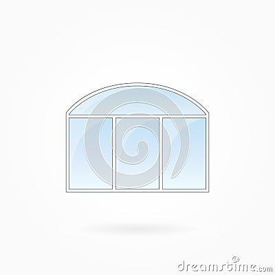 Window frame vector illustration, Eps 10 Vector Illustration