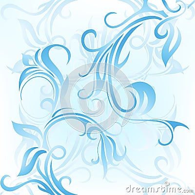 Window frost Vector Illustration