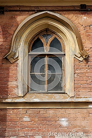 Window in Gothic style Stock Photo