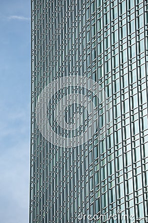 Window Lines Textures of One of the Famous Building in Jakarta Stock Photo