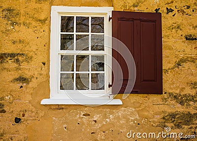 Window and Shutter Stock Photo