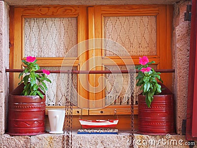 Window shutter Stock Photo