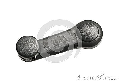 Window winder crank handle Stock Photo