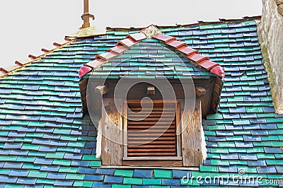 Windows in Eurodisney, in France Stock Photo