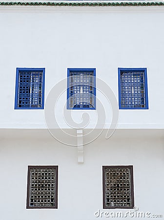 Windows in Rabat Stock Photo
