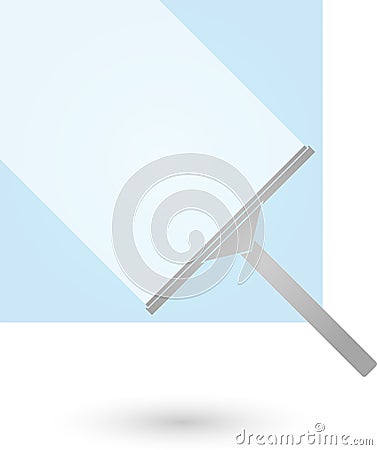 Windows and window cleaners, cleaning and cleaning company logo Stock Photo