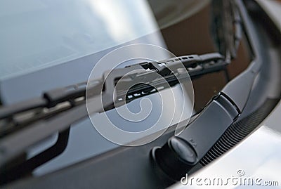 Windshield wiper Stock Photo