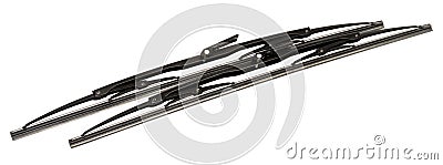 Windshield wiper blade spare part Stock Photo