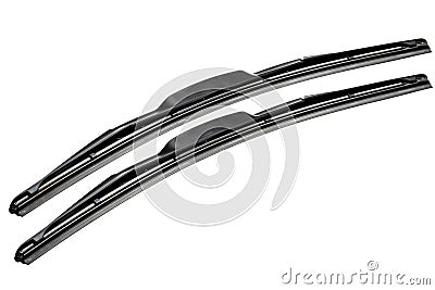 Windshield wipers for car. Stock Photo