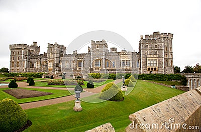 Windsor Castle in the Berkshire in Southern England Stock Photo