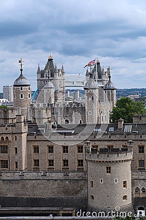 Windsor Castle in Englands Capital, London. Editorial Stock Photo