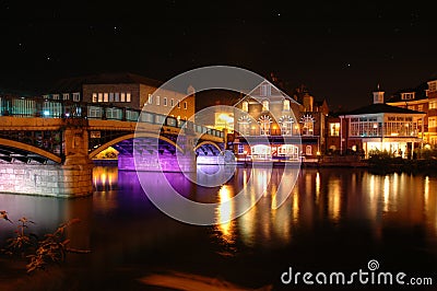 Windsor and Eton Bridge Stock Photo