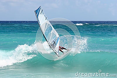 Windsurf snap Stock Photo