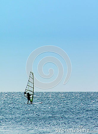 Windsurfing Stock Photo