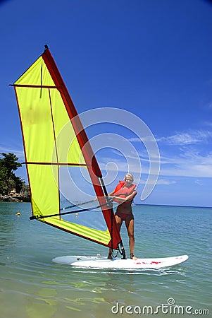 WindSurfing Stock Photo
