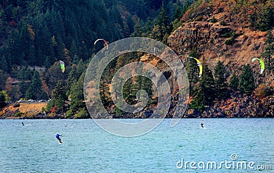 Windsurfing Stock Photo