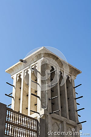 Windtower ancient aircondition Stock Photo