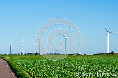Windturbines Stock Photo