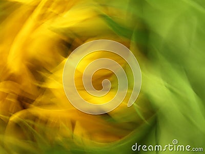 Windy sunflower Stock Photo