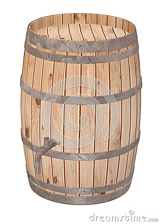 Wine barrel Stock Photo