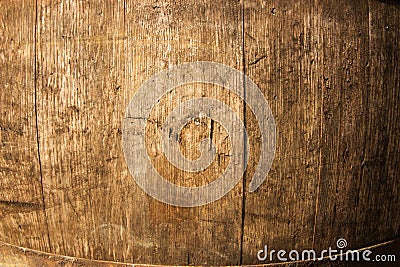 Wine barrel detail Stock Photo