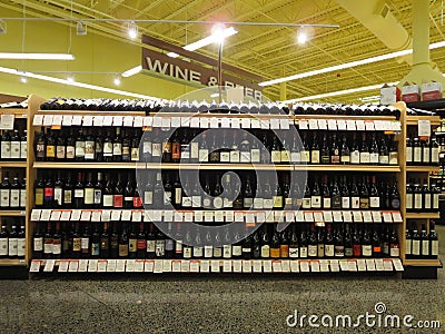 Wine and beer Editorial Stock Photo