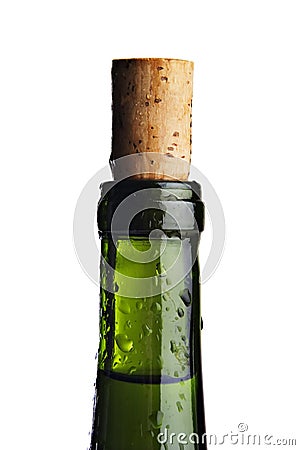 Wine bottle cork Stock Photo