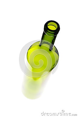 Wine bottle, green wine bottle Stock Photo