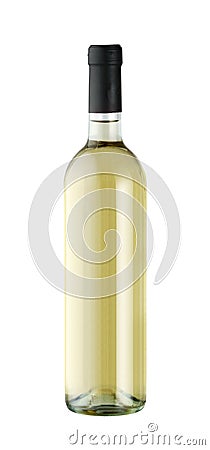 Wine bottle isolated Stock Photo