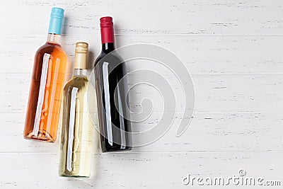 Wine bottles Stock Photo