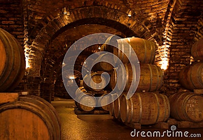 Wine-cellar Stock Photo