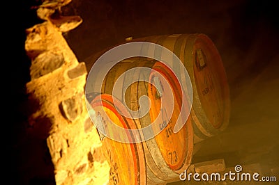 Wine Cellar Themes Stock Photo