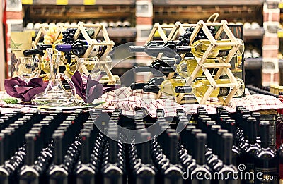 Wine Collection Stock Photo