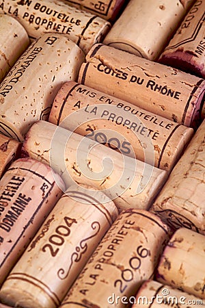 Wine corks Stock Photo