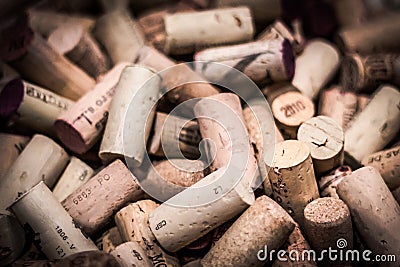 Wine corks Stock Photo