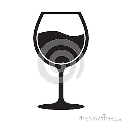 Wine glass icon Vector Illustration