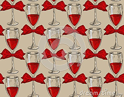 Wine glass Vector Illustration