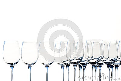 Wine glasses Stock Photo