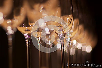 Wine glasses Stock Photo