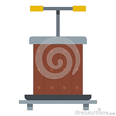 Wine press icon isolated Vector Illustration