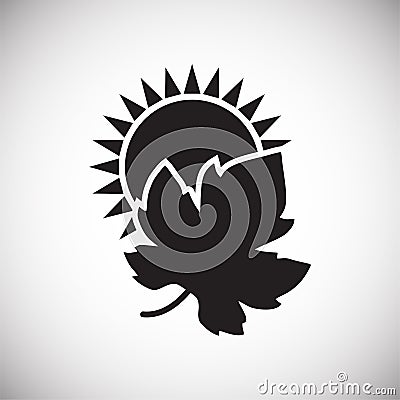 Wine related icon on background for graphic and web design. Simple vector sign. Internet concept symbol for website Vector Illustration