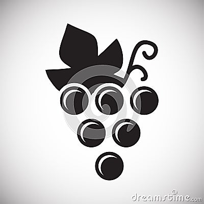 Wine related icon on background for graphic and web design. Simple vector sign. Internet concept symbol for website Vector Illustration