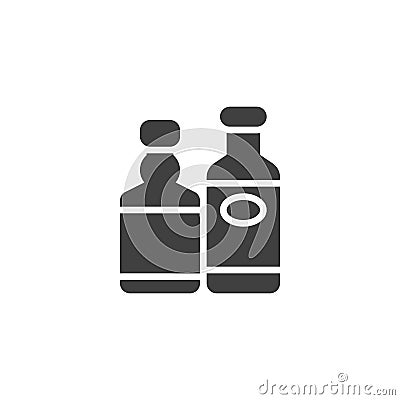 Wine and Spirits vector icon Vector Illustration