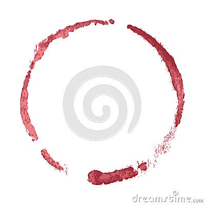 Wine stain Vector Illustration