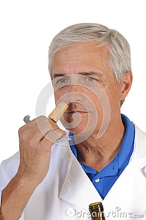 Wine steward Stock Photo